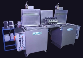 RAMCO Ultrasonic cleaning system for racing engine blocks